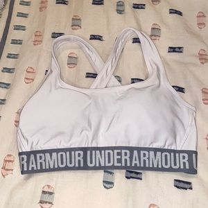 Under Armour White Sports Bra